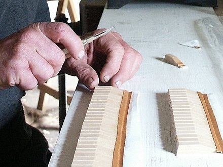 Finishing windchest pallets